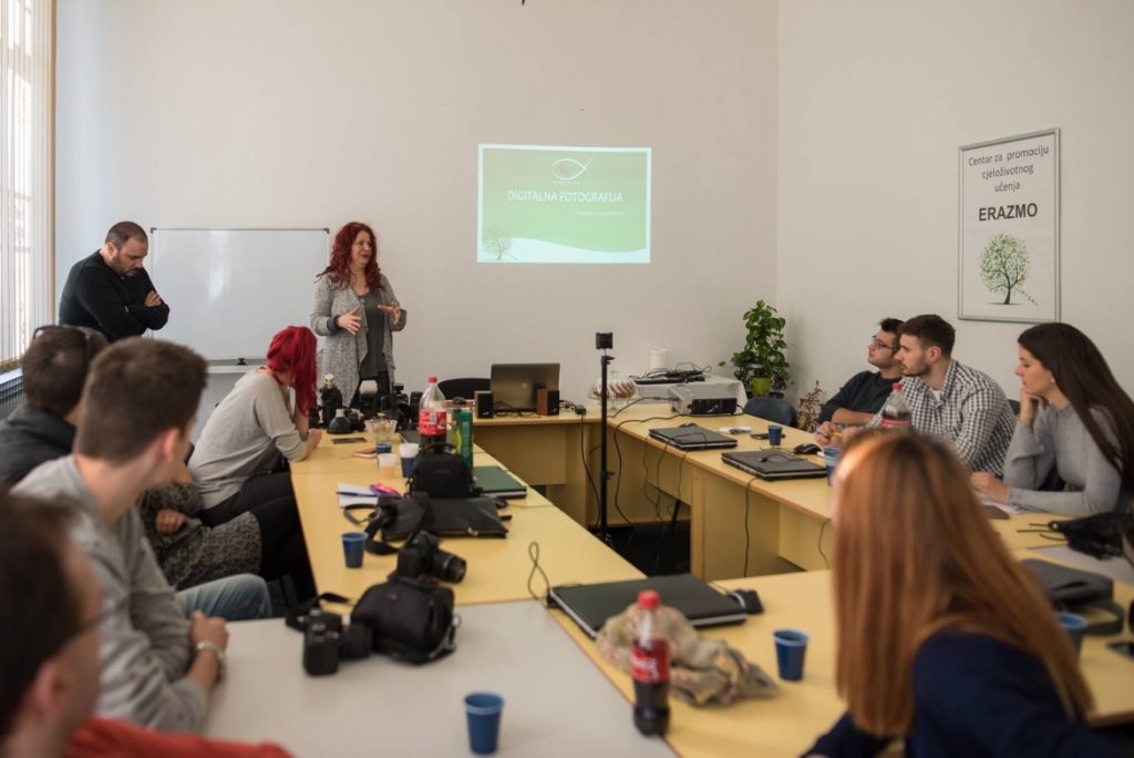 Besplatna radionica Digitalne fotografije za mlade u Erazmo Centru u Tuzli